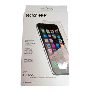 TECH 21 EVO GLASS SCREEN PROTECTOR FOR iPHONE 6/6S